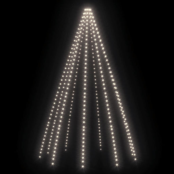 Weihnachtsbaum Lichternetz 400 LEDs Kaltweiß