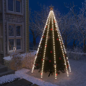 Weihnachtsbaum Lichternetz 400 LEDs Kaltweiß