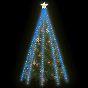 Weihnachtsbaum Lichterkette Blau 400 LEDs