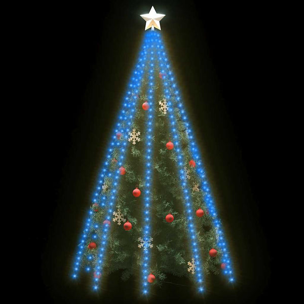Weihnachtsbaum Lichterkette Blau 400 LEDs