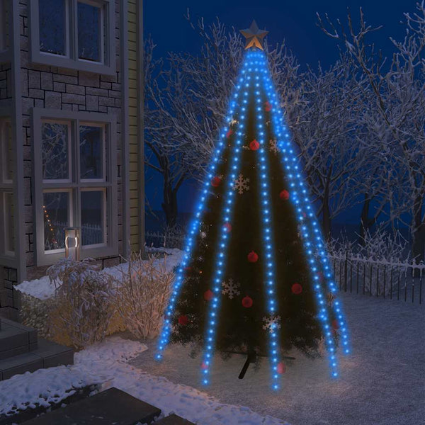 Weihnachtsbaum Lichterkette Blau 400 LEDs