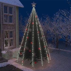 LED Weihnachtsbaumbeleuchtung Kaltweiß 500 LEDs