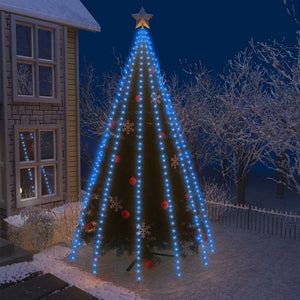 Weihnachtsbaumbeleuchtung 500 LEDs Blau 5m