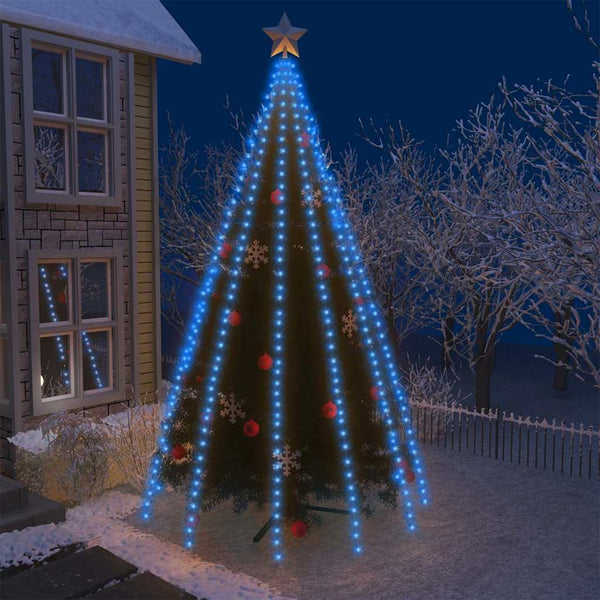 Weihnachtsbaumbeleuchtung 500 LEDs Blau 5m