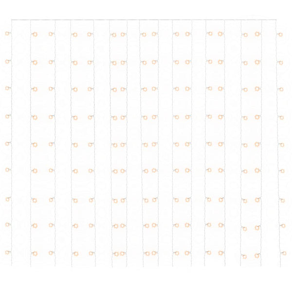 LED Lichtervorhang 3x3m Warmweiß