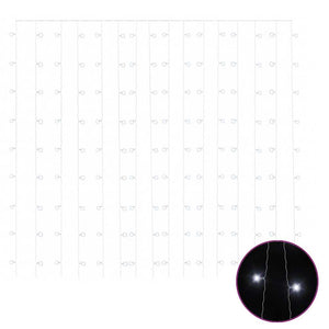 LED Lichtervorhang 3x3m Kaltweiß