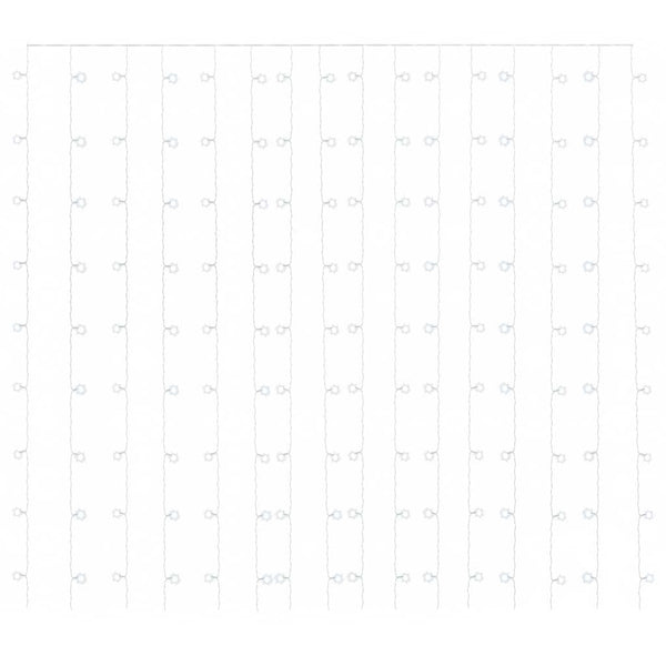 LED Lichtervorhang 3x3m Kaltweiß