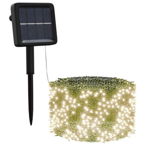 Solar Lichterketten 5x200 LED Warmweiß