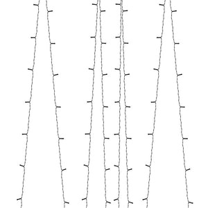 Solar Lichterketten 5x200 LED Warmweiß