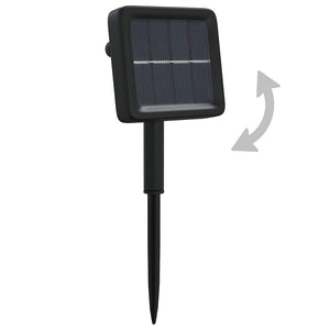 Solar Lichterketten 5x200 LED Warmweiß