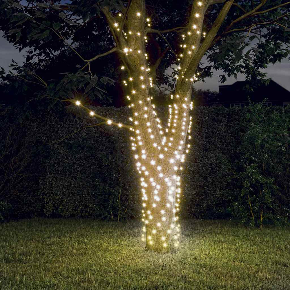 Solar Lichterketten 5x200 LED Warmweiß