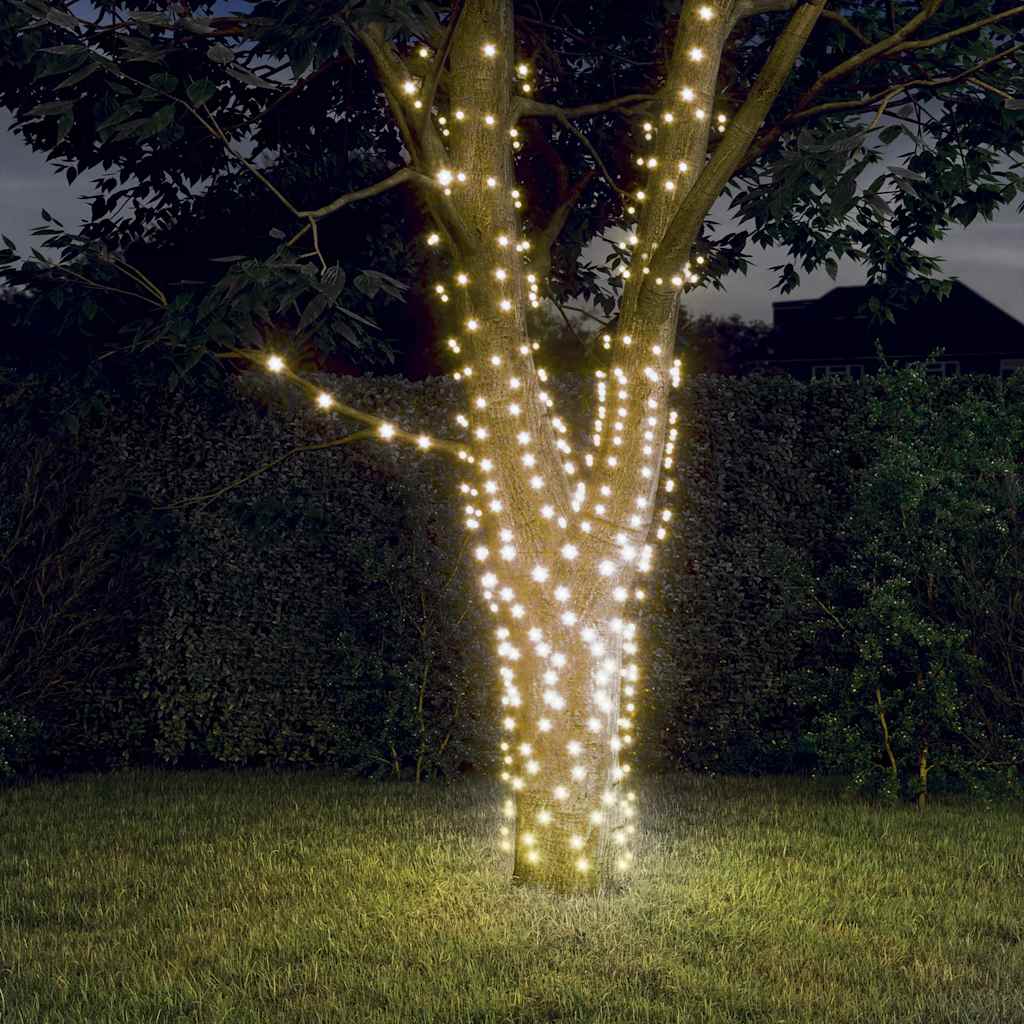 Solar Lichterketten 5x200 LED Warmweiß