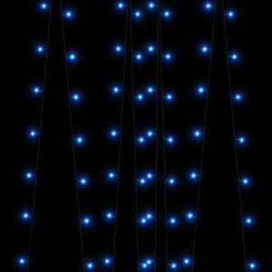 Solar Lichterkette 5er Set, 5x200 LED Blau