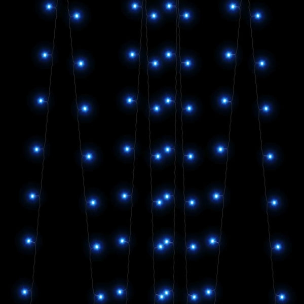 Solar Lichterkette 5er Set, 5x200 LED Blau