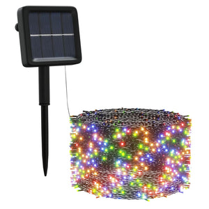 Solar Lichterketten 5x200 LED Mehrfarbig