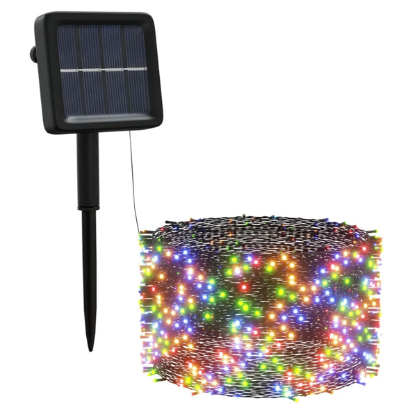 Solar Lichterketten 5x200 LED Mehrfarbig