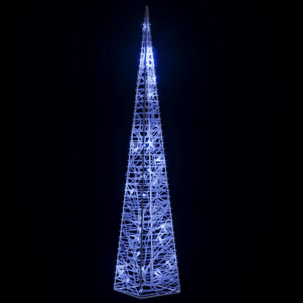 LED-Leuchtkegel Acryl Deko 60cm Blau