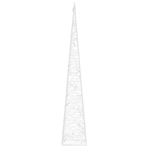 LED-Leuchtkegel Acryl Deko 60cm Blau