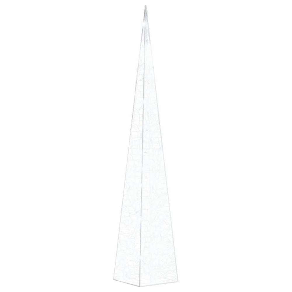 LED Leuchtkegel 90cm Kaltweiß Acryl