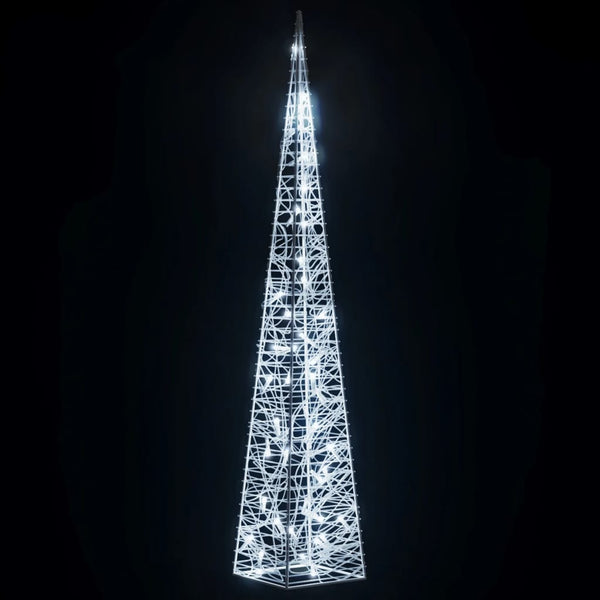 LED Leuchtkegel 90cm Kaltweiß Acryl