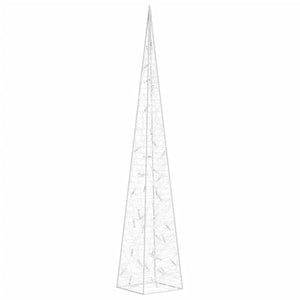LED Leuchtkegel Acryl Deko Blau 90 cm
