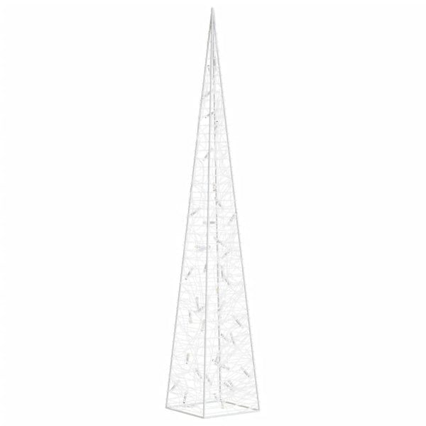LED Leuchtkegel Acryl Deko Blau 90 cm