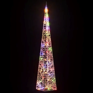 LED Leuchtkegel Acryl Mehrfarbig 90cm
