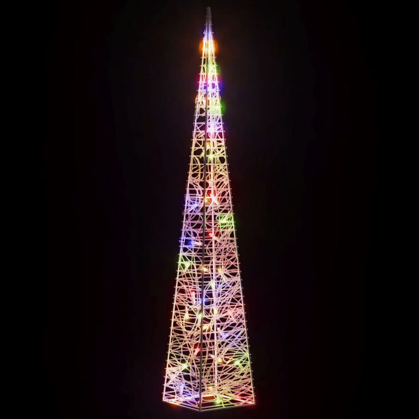 LED Leuchtkegel Acryl Mehrfarbig 90cm