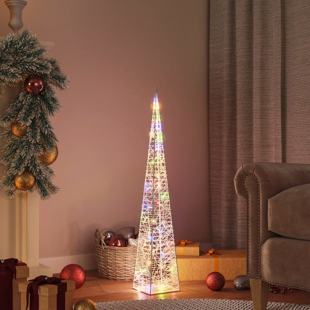 LED Leuchtkegel Acryl Mehrfarbig 90cm