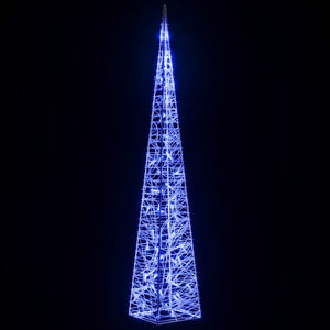 LED Leuchtkegel Acryl Blau 120cm