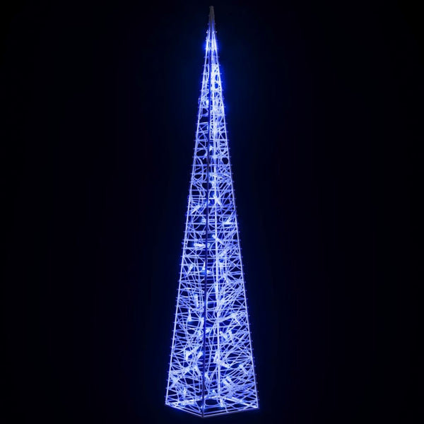 LED Leuchtkegel Acryl Blau 120cm