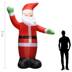 LED Weihnachtsmann Aufblasbar 3 m