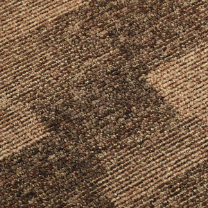 Boden Teppichfliesen Braun 50x50 cm, 20 Stk.