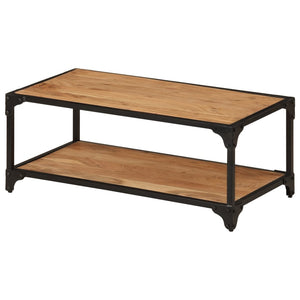 Couchtisch Akazie Massivholz 90x45 cm