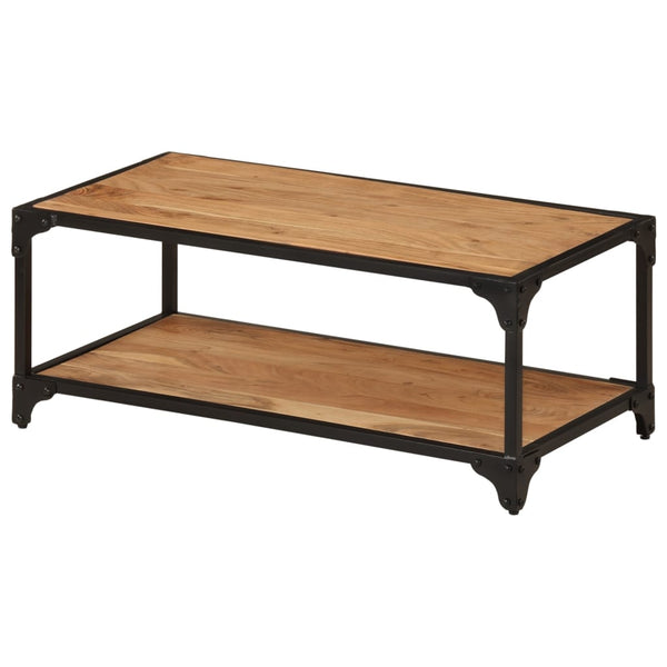 Couchtisch Akazie Massivholz 90x45 cm