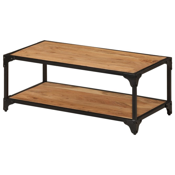 Couchtisch Akazie Massivholz 90x45 cm