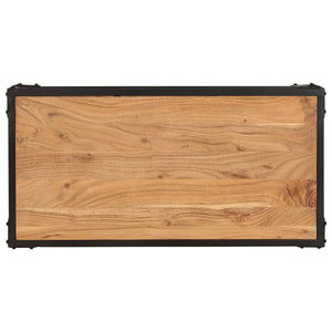 Couchtisch Akazie Massivholz 90x45 cm