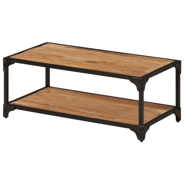 Couchtisch Akazie Massivholz 90x45 cm