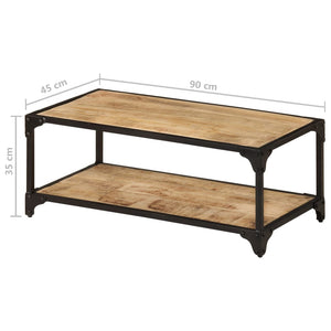Couchtisch Mangoholz 90x45 cm