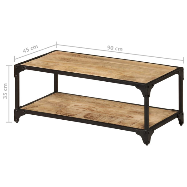 Couchtisch Mangoholz 90x45 cm