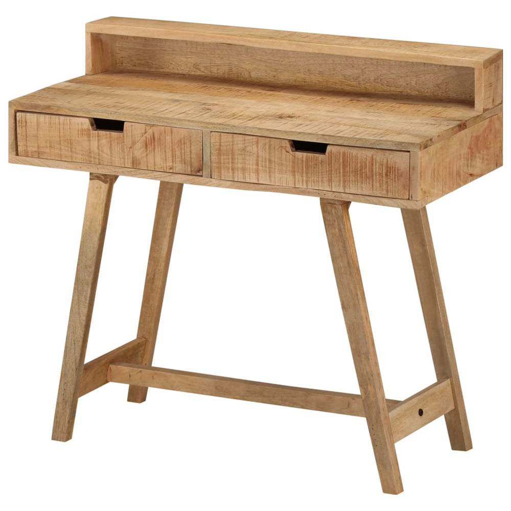 Massivholz Schreibtisch Mangoholz 100 cm