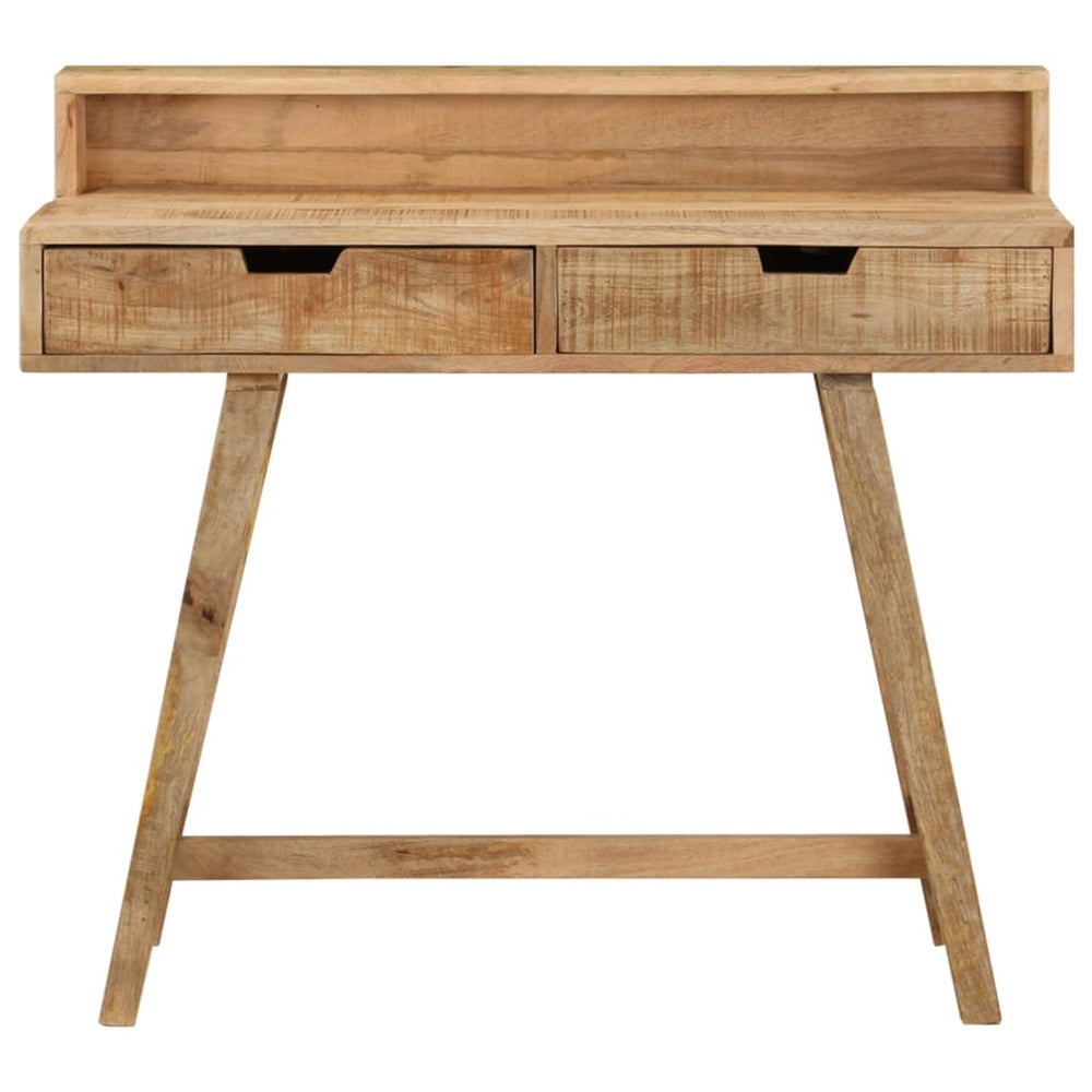 Massivholz Schreibtisch Mangoholz 100 cm