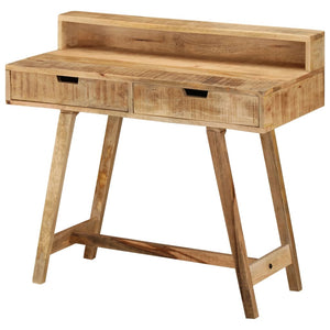 Massivholz Schreibtisch Mangoholz 100 cm