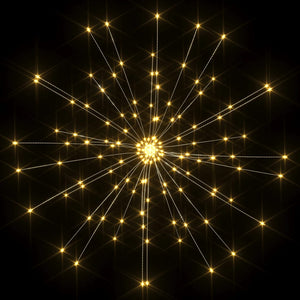 Feuerwerkslicht Weihnachtsdeko Warmweiß 20cm LED