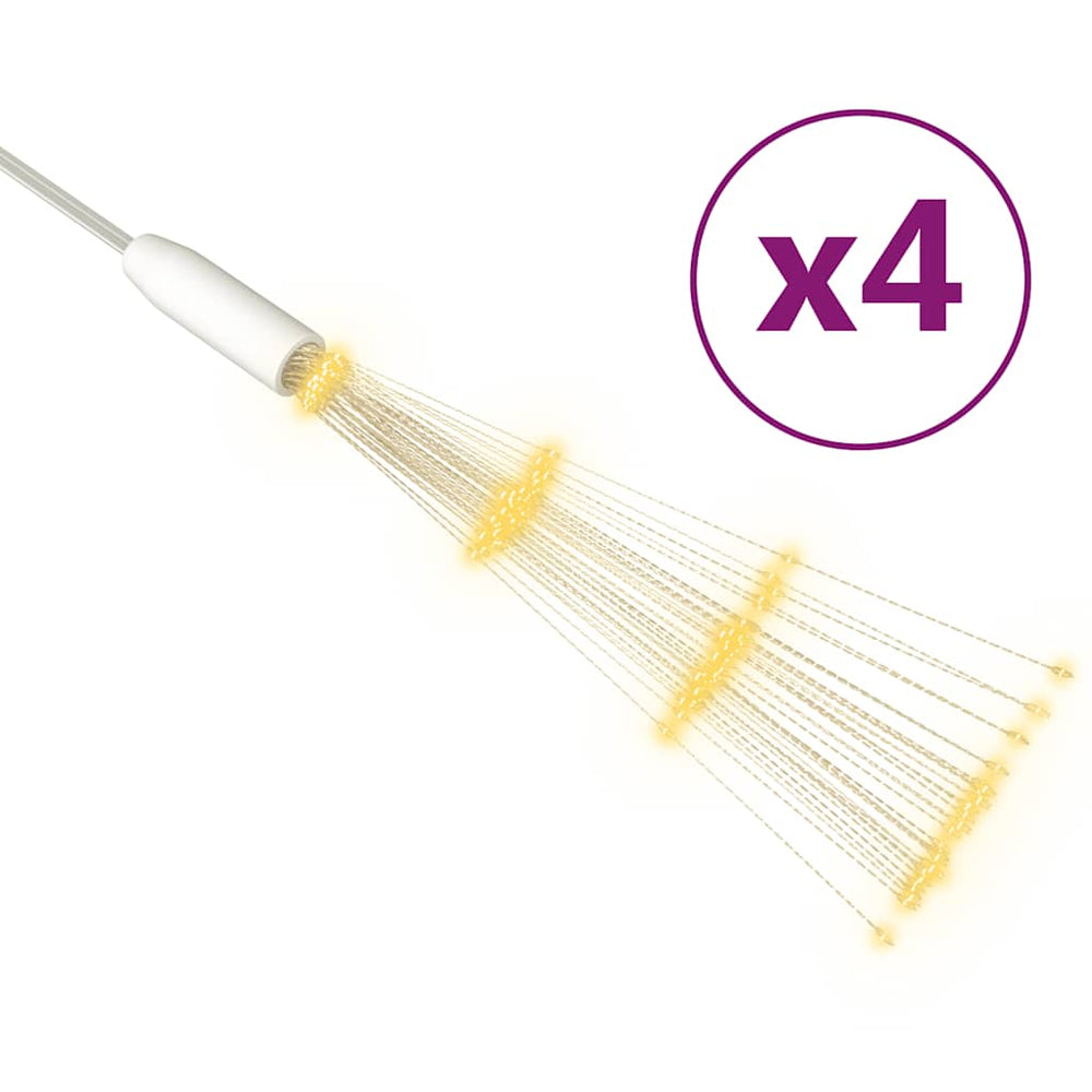 Feuerwerkslichter 4er Set Warmweiß 20cm 560 LEDs