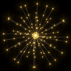 Feuerwerkslichter 10er-Set, warmweiß, 20cm, 1400 LEDs