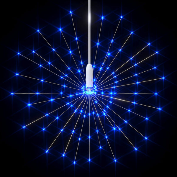 Blaues Feuerwerkslicht 20cm mit 140 LEDs