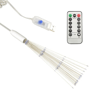 Blaues Feuerwerkslicht 20cm mit 140 LEDs
