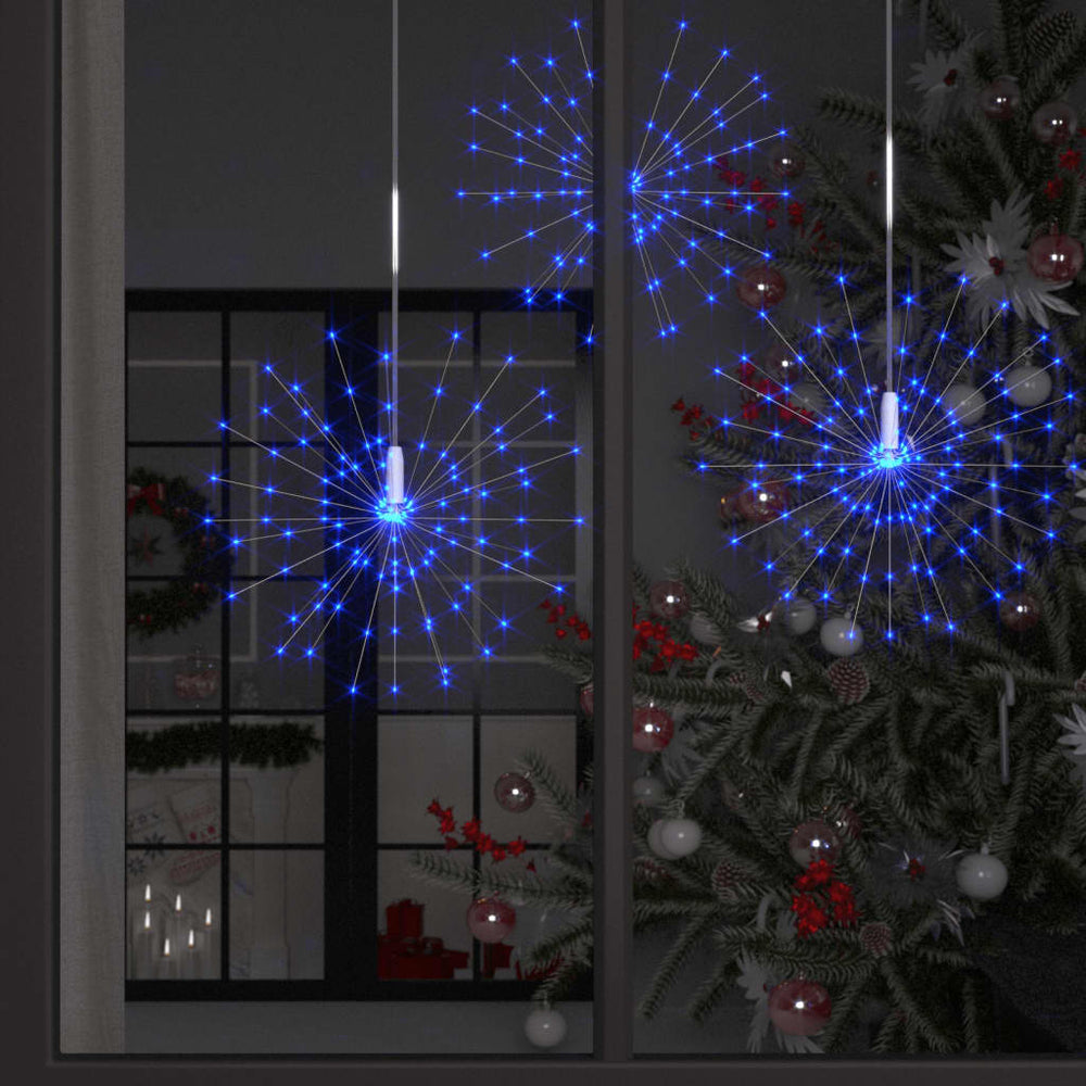 Blaues Feuerwerkslicht 20cm mit 140 LEDs