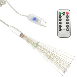 Feuerwerkslicht Weihnachtsdeko Mehrfarbig 140 LEDs